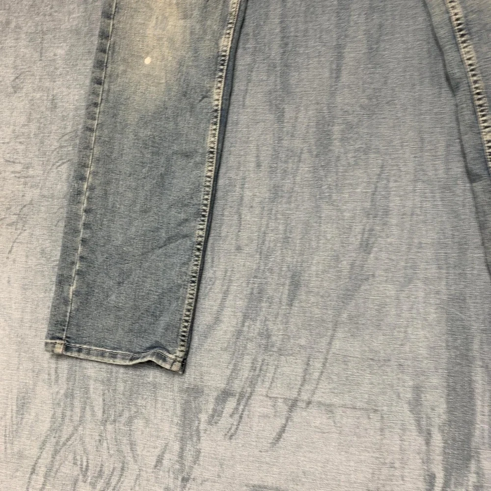 Signature Levi Strauss S61 Relaxed Jeans Mens 30x32 Blue Denim Straight Leg
